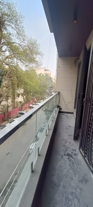 Balcony in 3 BHK Builder Floor at Rohini Sector 7 – for Rent