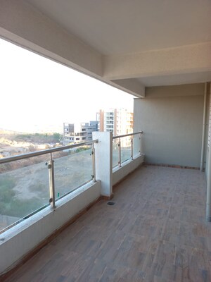 Balcony in 3 BHK Apartment at Amarnath Paramount City, Lohgaon – for Rent