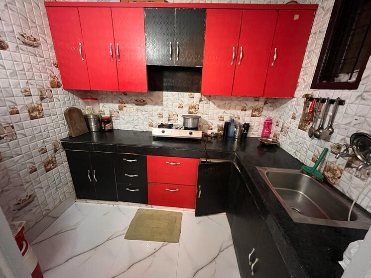 Kitchen, hari nagar ashram 3.5 Bedroom 1355 Sq.Ft. Builder Floor In Hari Nagar Ashram Delhi 9707365