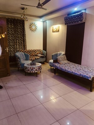 Living Room in 2 BHK Builder Floor at Dhakoli – for Sale