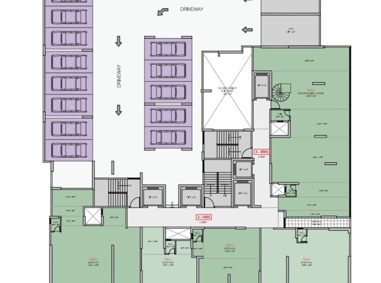 Floor Plan, charkop sector 4 2 Bedroom 816 Sq.Ft. Builder Floor In Charkop Sector 4 Mumbai 9708387