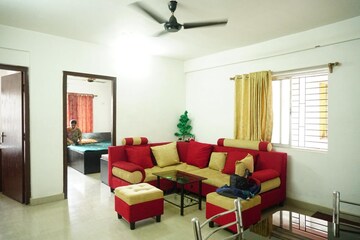 Living Room in 2 BHK Apartment at Goldwin Ganpati Sharnam, Kaikhali – for Rent