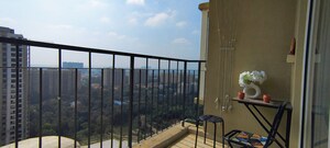 Balcony in 2 BHK Apartment at Bhartiya City Nikoo Homes 4, Thanisandra Main Road – for Rent