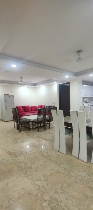 Living Room in 4 BHK Builder Floor at Chattarpur – for Rent