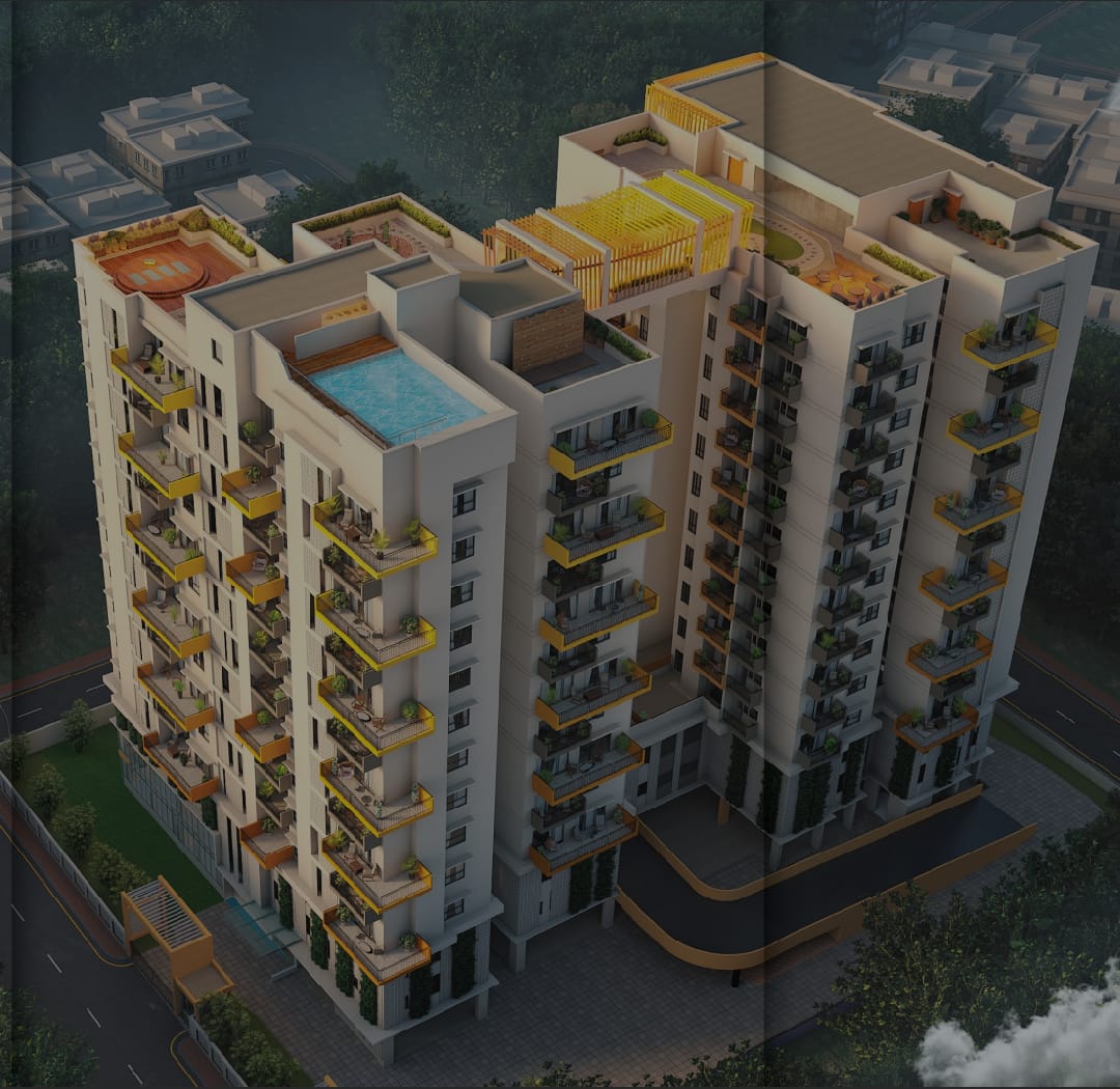 3 BHK + Extra Room Apartment For Sale in Ganpati Solataire