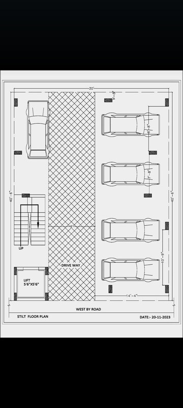 Floor Plan in 3 BHK Independent House at Rt Nagar – for Sale