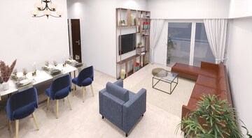 Living Room in 3 BHK Apartment at Pride Purple Park Titan, Hinjewadi – for Sale