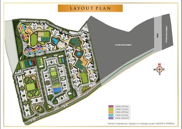 Master Plan in 3 BHK Apartment at Pride Purple Park Titan, Hinjewadi – for Sale