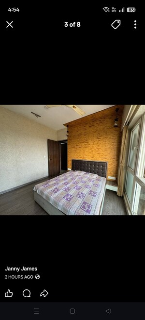 Bedroom in 2 BHK Apartment at Triveni CHS Andheri West, Andheri West – for Rent