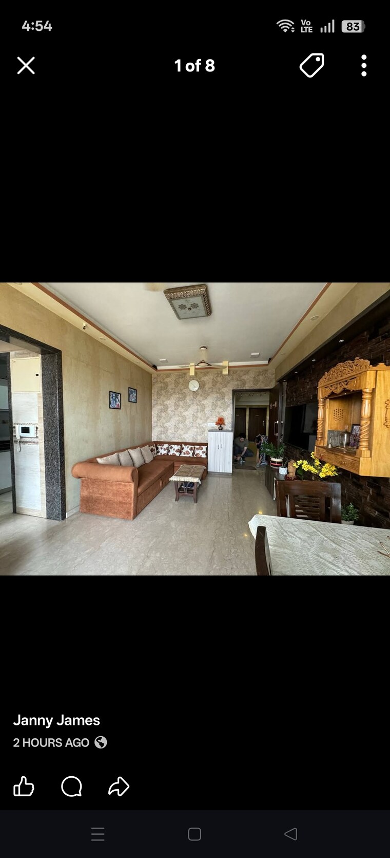 Living Room, triveni-chs-andheri-west 2 Bedroom 850 Sq.Ft. Apartment In Andheri West Mumbai 9710519