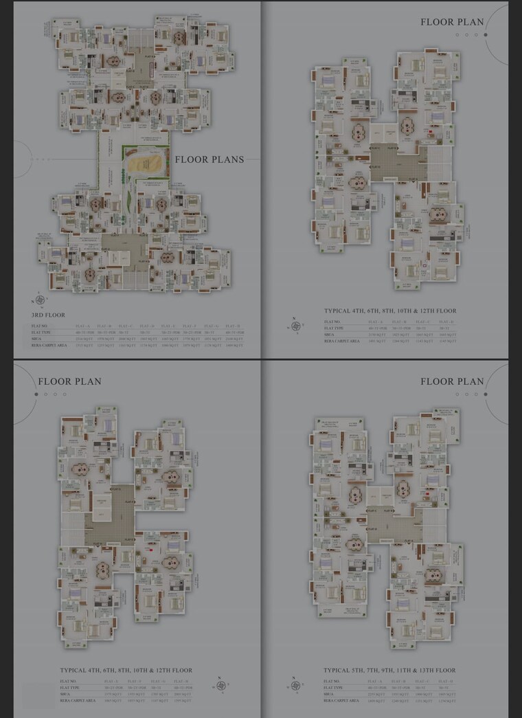 Master Plan, bariatu 4 Bedroom 2145 Sq.Ft. Apartment In Bariatu Ranchi 9710697
