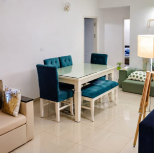 Team Area in 2 BHK Apartment at Orchid Greens Aprtment, Kunigal – for Rent