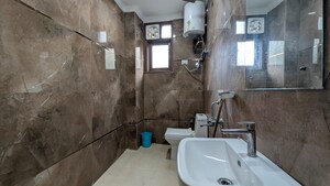 Bathroom in 4 BHK Builder Floor at Saket – for Rent