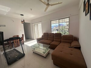 Living Room in 2 BHK Apartment at Saakaar Silvana Apartment, Kharadi – for Rent