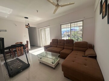 Living Room in 2 BHK Apartment at Saakaar Silvana Apartment, Kharadi – for Rent