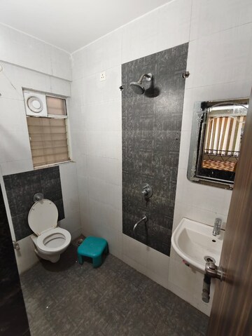 Bathroom in 2 BHK Apartment at Geeta Gold Floristaa, Kharadi – for Rent