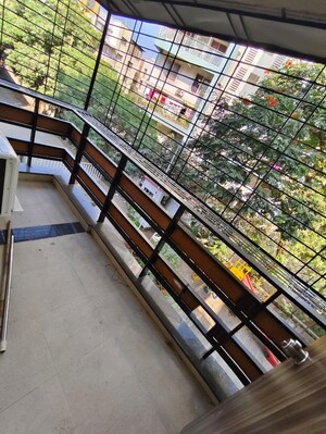 Balcony in 2 BHK Apartment at Geeta Gold Floristaa, Kharadi – for Rent