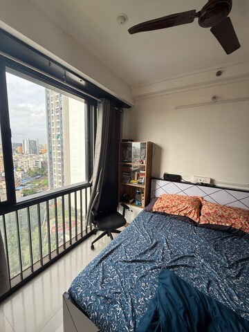 Bedroom in 2 BHK Apartment at Duville Riverdale Heights, Kharadi – for Rent