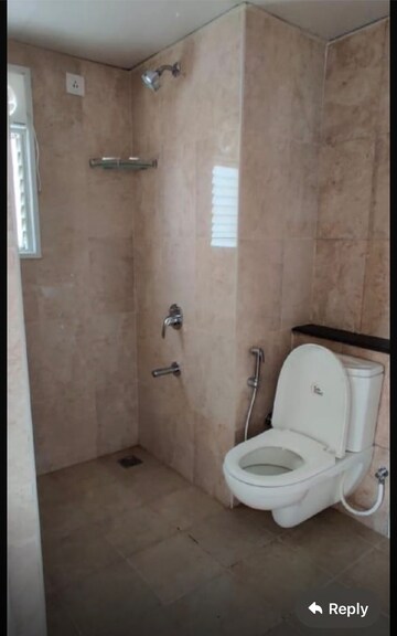 Bathroom in 3 BHK Apartment at Mantri Webcity, Hennur – for Rent