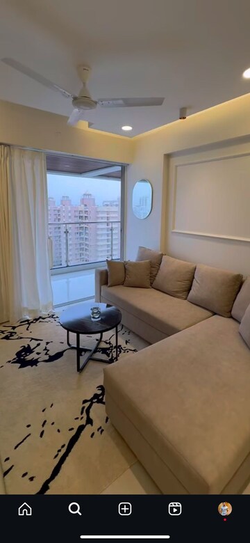 Living Room in 3 BHK Apartment at Gaikwad Miro, Punawale – for Rent