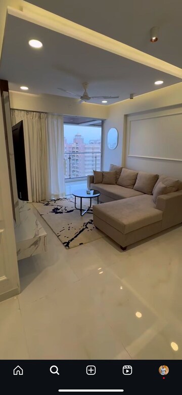 Living Room in 3 BHK Apartment at Gaikwad Miro, Punawale – for Rent