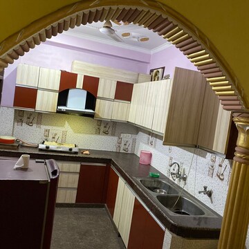 Kitchen in 2.5 BHK Builder Floor at Palam Vihar Extension – for Rent