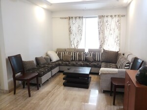 Living Room in 3 BHK Apartment at Puranik Aldea Espanola, Baner – for Rent
