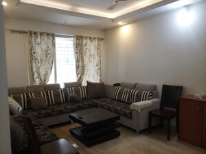 Living Room in 3 BHK Apartment at Puranik Aldea Espanola, Baner – for Rent