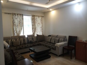 Living Room in 3 BHK Apartment at Puranik Aldea Espanola, Baner – for Rent