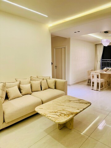 Living Room in 3 BHK Apartment at Prestige Beverly Hills, Kokapet – for Rent