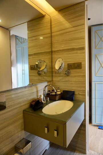 Bathroom in 4 BHK Apartment at Lodha World View, Worli – for Rent