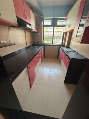 Kitchen in 2 BHK Apartment at Evershine Tower, Kandivali East – for Rent