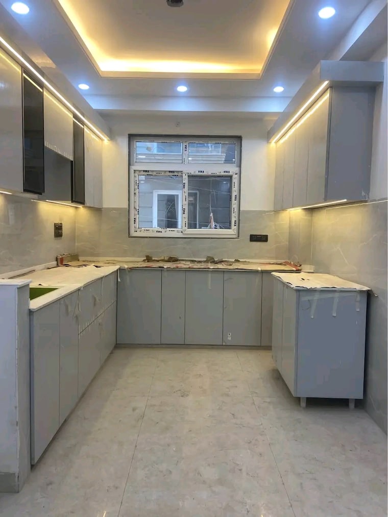 Kitchen, chattarpur 3 Bedroom 1400 Sq.Ft. Builder Floor In Chattarpur Delhi 9712535