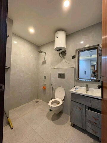 Bathroom in 3 BHK Apartment at Chattarpur – for Rent