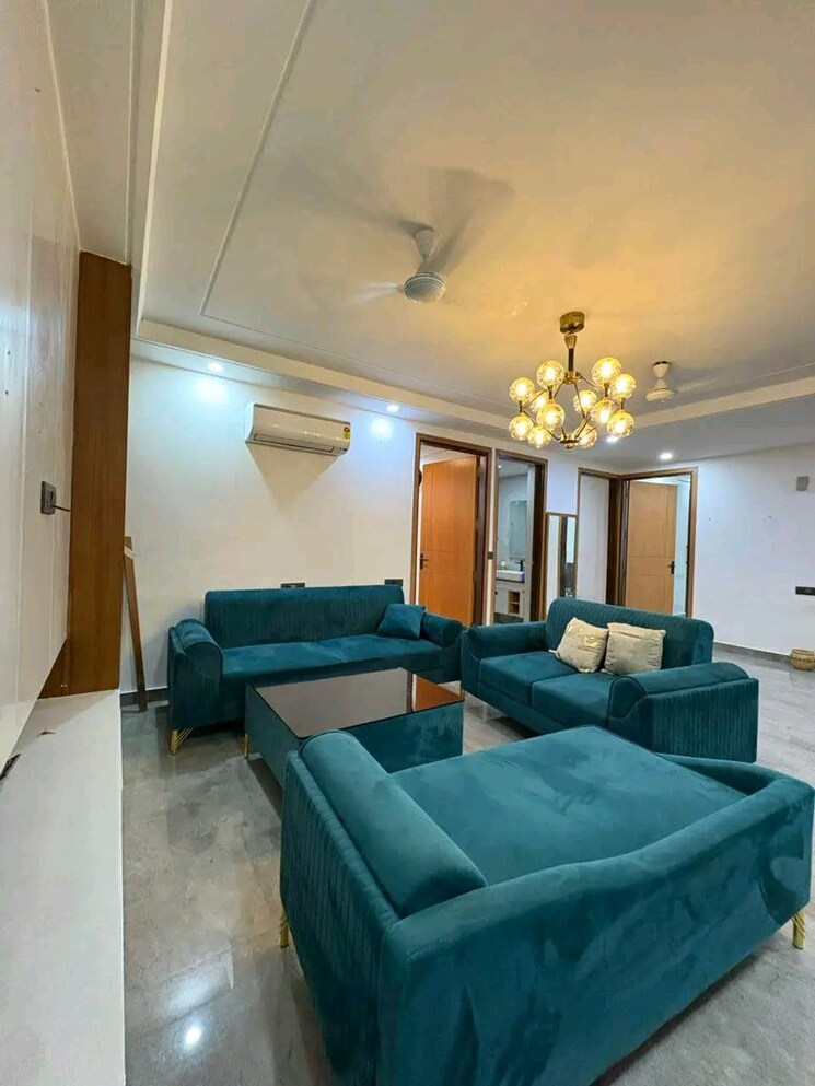 Living Room, chattarpur 3 Bedroom 1400 Sq.Ft. Apartment In Chattarpur Delhi 9712547