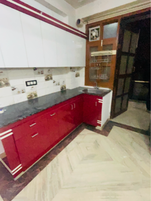 Kitchen in 1 BHK Builder Floor at Palam Vihar Extension – for Rent