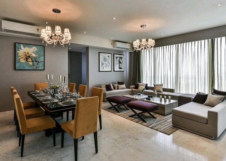 Living Room, runwals-the-reserve 4 Bedroom 1590 Sq.Ft. Apartment In Worli Mumbai 9712621