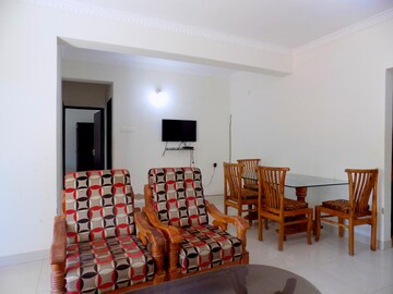 Living Room in 2 BHK Apartment at Candolim – for Rent