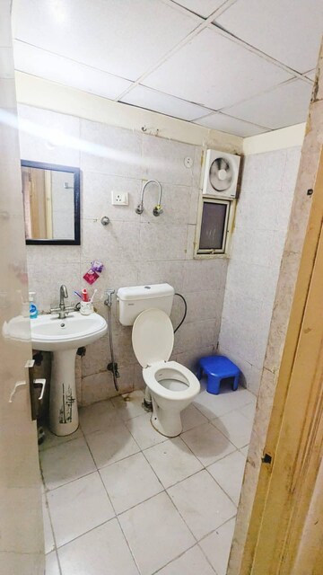 Bathroom in 2 BHK Apartment at Panchsheel Greens, Sector 16 Greater Noida – for Rent