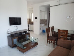 Living Room in 2 BHK Apartment at Nahar F Residences, Balewadi – for Rent