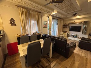 Living Room in 3 BHK Apartment at Kristi Villa, Chinar Park – for Sale