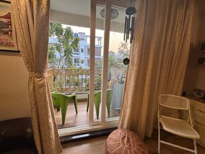 Balcony in 3 BHK Apartment at Kristi Villa, Chinar Park – for Sale