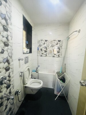 Bathroom in 2 BHK Apartment at Ashar Residency, Pokhran Road No Two – for Sale