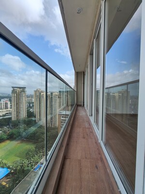 Balcony in 3 BHK Apartment at Indiabulls One Indiabulls, Pokhran Road No Two – for Rent