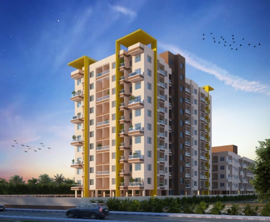 4 BHK + Pooja Room 2491 Sq.Ft. Apartment in HDIL Metropolis Residences