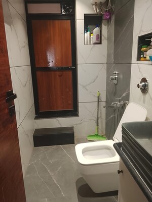 Bathroom in 3 BHK Apartment at Neelkanth Heights Shivai Nagar, Shivai Nagar – for Rent