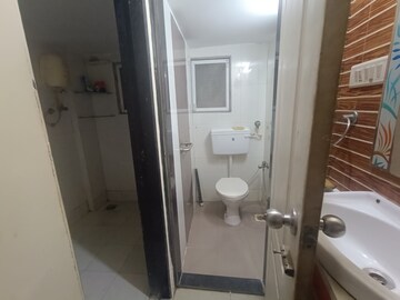 Bathroom in 1 BHK Apartment at Rajhans Kshitij, Vasai West – for Sale
