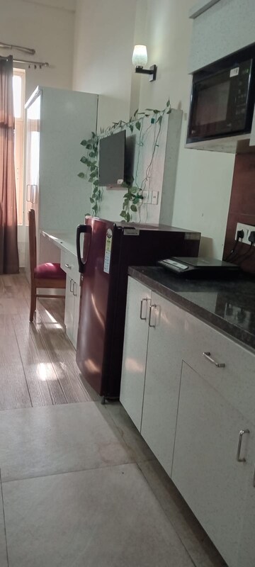 Kitchen in 1.5 BHK Builder Floor at Beta I Greater Noida – for Rent