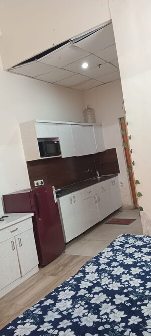 Kitchen in 1.5 BHK Builder Floor at Beta I Greater Noida – for Rent