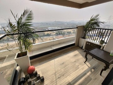 Balcony in 5 BHK Penthouse at SS The Leaf, Sector 85 – for Rent